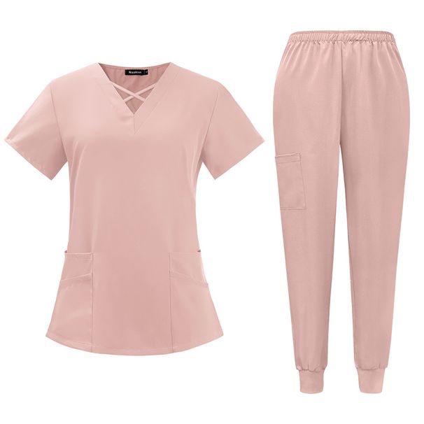 Women's Clothing New Hand Washing Clothes Quick Drying Medical Work Clothes Oral Dentist Operating Room Surgical Clothes Cross Hand Washing Clothes_ecoleips.com