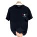 Women's Clothing Cotton Short Sleeved T Shirt Men's Summer Round Neck Fashionable Temperament Versatile Loose Printed Top_ecoleips.com