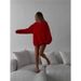 Simple Print Loose Long-Sleeved Top With Fall/Winter High-End Style, Drop-Shoulder Hoodie For Women_ecoleips.com