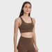 New Dropshipping Nude Feel Sports Bra With Cross Back Sexy Design, Fitness Running Shock Absorbing Yoga Bra_ecoleips.com