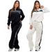 European And American Style Women's Trendy Fashion Temperament Casual Suit Steel Pressed Printed Wide Leg Two Piece Set_ecoleips.com