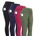 Women's Clothing Women's Breathable Quick Dry Yoga Pants High Waisted Tight Fit Hip Lifting Sports Pants Four Pack Polyester_ecoleips.com