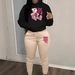 Women's Oversized Loose Fit Sweatshirt And Sweatpants Set Hip Hop Street Casual Printed New Autumn Collection_ecoleips.com