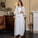 Muslim Ladies Dress Summer Hot Stamping Robe Abaya_ecoleips.com