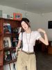 Korean Micro-transparent Short-sleeved T-shirt Women's Summer Design Sense Niche Bow Backless Thin Sweet Spice Girl Short Top_ecoleips.com