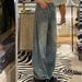 Women's Clothing High Street Heavy Duty Full Diamond Stitching Jeans For Women Summer Hot Girls Fashionable Shiny Mopping Pants_ecoleips.com