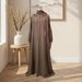 Minimalist Solid Color Hooded Dress For Women_ecoleips.com