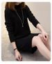 Aria Basics Aria Basics 2025 Autumn Winter New Half Turtleneck Pullover Sweater Base Shirt Loose Mid-Length Women's Knitted Dress Trendy_ecoleips.com