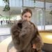 New High-end Plush Coat Women's Winter Cold-proof Medium And Long Coat_ecoleips.com