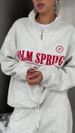 Oversized High-Neck Zip Detail Sweatshirt - Thickened Letter Print Pullover For Streetwear & Hip-Hop Fashion_ecoleips.com