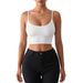 Voya 2026 Women's Sexy Wearable Camisole, Slim-Fit Cropped White Slimming Tank Top, BM Style_ecoleips.com