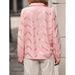 Spring Design Sense Niche Bronzing Puff Sleeve Shirt Fashion Temperament Retro Commuting Versatile_ecoleips.com