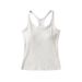 Women's Clothing Cup Integrated With Chest Pad Sports I Shaped Vest Hot Girl Sports Fitness Large Elastic Suspender Top_ecoleips.com