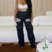 Women's Clothing Hollow Diamond Overalls Multi Pocket Stretch Jeans For Women_ecoleips.com