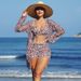 Women's European American Style Two Piece Swimsuit Leopard Print Crossover Bikini Sexy Retro Design Regular Fit Polyester_ecoleips.com
