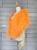 K Long Haired Fur Shawl Nightclub Faux Fur Cape, Fur Dress, Camisole_ecoleips.com
