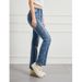 Women's Clothing Jeans Slim High Waist High Elastic Trousers Large Size Women's Pants Raw Edge Stitching_ecoleips.com