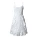 Cross-border Supply 2024 European And American EBay Spring/summer Fashion Printed Ruffle Strap Women's Dress_ecoleips.com