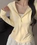 Goose Yellow Hooded Sunscreen Clothing Women's Summer 2026 New UV Protection Sunscreen Clothing Slim Ice Silk Cardigan Jacket_ecoleips.com