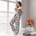 Casino Playing Card Poker Women's Lounge Pants Stretch Pajama Pants Home Pj Bottoms_ecoleips.com