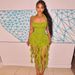 European And American Women's Fashion 2025 Summer New Sexy Backless Halter Neck Sleeveless Bodycon Fringe Irregular_ecoleips.com