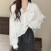 real-shot Women's Thin Hoodie, Fashionable And Youthful, Short Style, Long-sleeved With Hood, Jacket_ecoleips.com