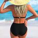 Sexy Bikini Set Summer Fashion Polka Dot And Colorful Striped Swimsuit For Beach And Pool High Waisted With Tied Front Bikini_ecoleips.com