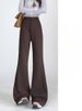 K Thick Flared Pants New High Waisted Slimming Casual Micro Flared Pants For Women_ecoleips.com