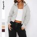 Women's Wool-Blend Long Sleeve T-Shirt – Minimalist Casual Top (White/Grey/Burgundy/Camel, S–XL)_ecoleips.com