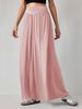 K New Loose Pants With A Drooping Feel, Women's High Waisted Wide Leg Pants_ecoleips.com