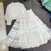 Women's Clothing Temperament Fashion Heavy Industry Splicing Lace Long Skirt Set_ecoleips.com