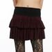 Millennial Hot Girl Low Waisted Color Block Striped Slim Fit A-Line Skirt Fashionable Dark Girl Style New_ecoleips.com