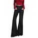 High-Waisted Women's Street Style Jeans with Studs Clean Fit Slightly Flared Unique Versatile Denim_ecoleips.com