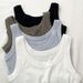 Women's Clothing Women's Simple Casual Threaded Vest Bottoming Shirt Spring Summer And Autumn New Comfortable Breathable T Shirt_ecoleips.com