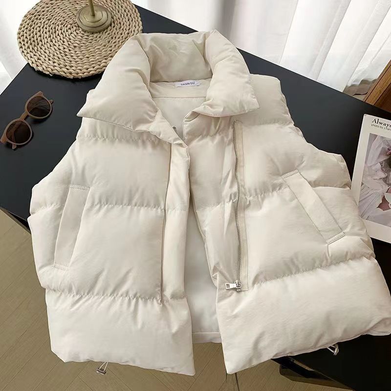 K Short Vest For Women; New Loose And Slimming Vest; Versatile Coat._ecoleips.com