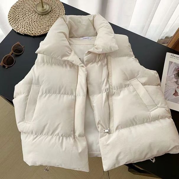 K Short Vest For Women; New Loose And Slimming Vest; Versatile Coat._ecoleips.com