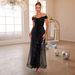 Women's Clothing Solid Color Long Sleeveless Fashion Slim Temperament Big Swing Skirt Evening Dress_ecoleips.com