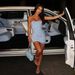 Women's Clothing Sky Blue Sequined Tube Top With Slit Short Skirt Dress Cocktail Partywear For Formal & Casual For Women_ecoleips.com