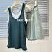 Color-Block Two-Piece Sports Casual Vest Women, Stretchy Slim Fit, Slimming Design, Vsatile Camisole Top For_ecoleips.com