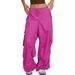 Women's Clothing Pants With Pockets Low Rise Loose Drawstring Casual Pants_ecoleips.com
