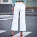 High Waist Wide Leg Jeans For Women - Stretch Denim Pants In 7 Colors (White/Grey/Navy/Green) | Comfortable & Trendy Streetwear_ecoleips.com