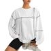 Women's Clothing New Fashion Leisure Loose Round Neck Long Sleeve Women's Sweatshirt_ecoleips.com