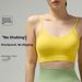 New Women's Seamless Yoga Vest Thin Strap Sports Fitness Underwear Comfortable Semi Fixed Cups Slimming Shockproof_ecoleips.com
