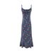 European And American Style Off-shoulder Drawstring Floral Print Slip Dress, Fishtail Skirt, Waist-cinching Slim-fit_ecoleips.com