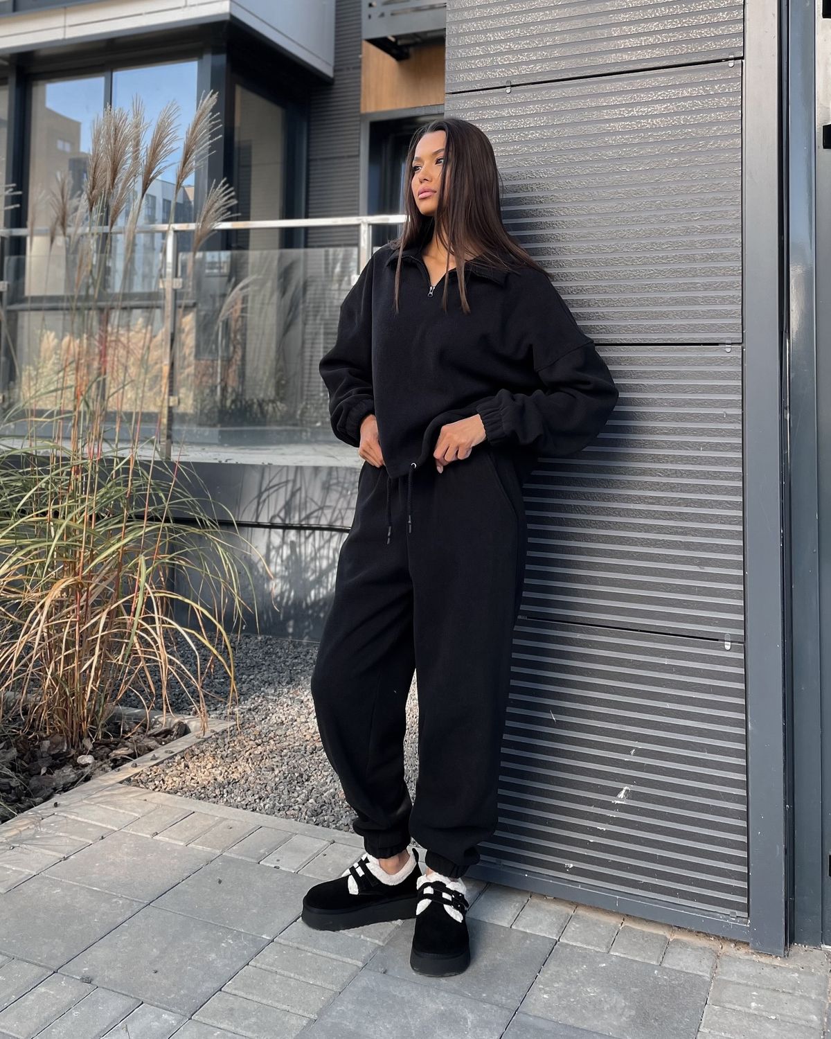 Sports And Leisure Women's Sweater Set Two-piece Set_ecoleips.com