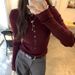 Women's Ribbed Knit Henley Top – Versatile Layering Essential (Breathable Viscose, Slim Fit, All-Season Staple In 7 Classic Colors)_ecoleips.com