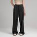 K Yoga Pants Straight-leg Fitness Workout Pants Lazy Relaxed Fit Loose Outerwear Casual Trousers_ecoleips.com