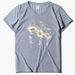 Butterfly Chrysanthemum Print Casual T-shirt New Summer Short-sleeved Women's 2023 Top Women's Crew Neck_ecoleips.com