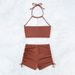 Verve 2025 New Style Strap Two-Piece Swimsuit Women's Boxer Sports Beach Bikini Swimwear_ecoleips.com