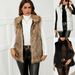Stylish Stand Collar Faux Fur Vest – Trendy Winter & Autumn Outerwear For Women_ecoleips.com